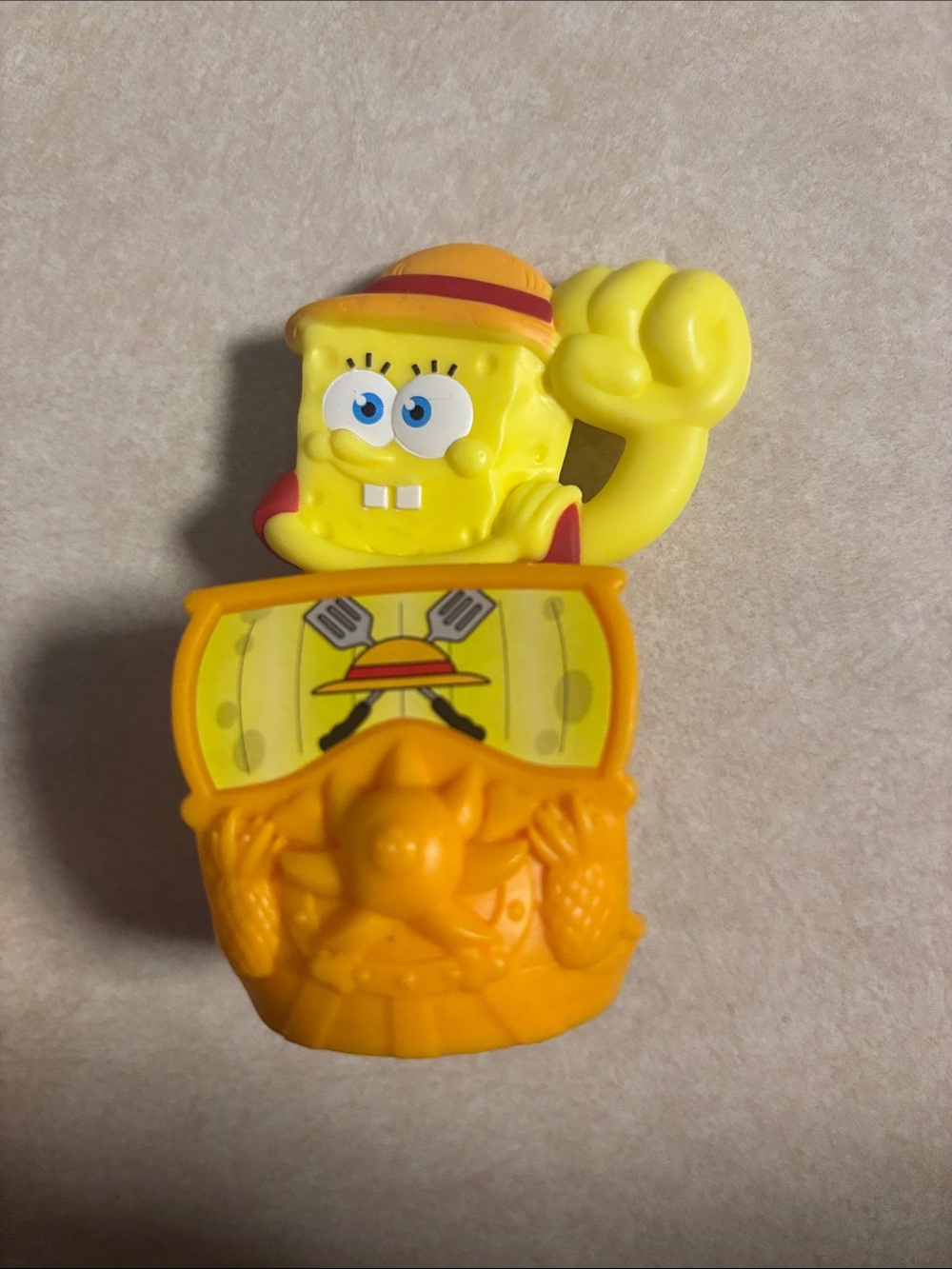 McDonald’s Happy Meal SpongeBob Squarepants Yellow & Orange Adventure Figure